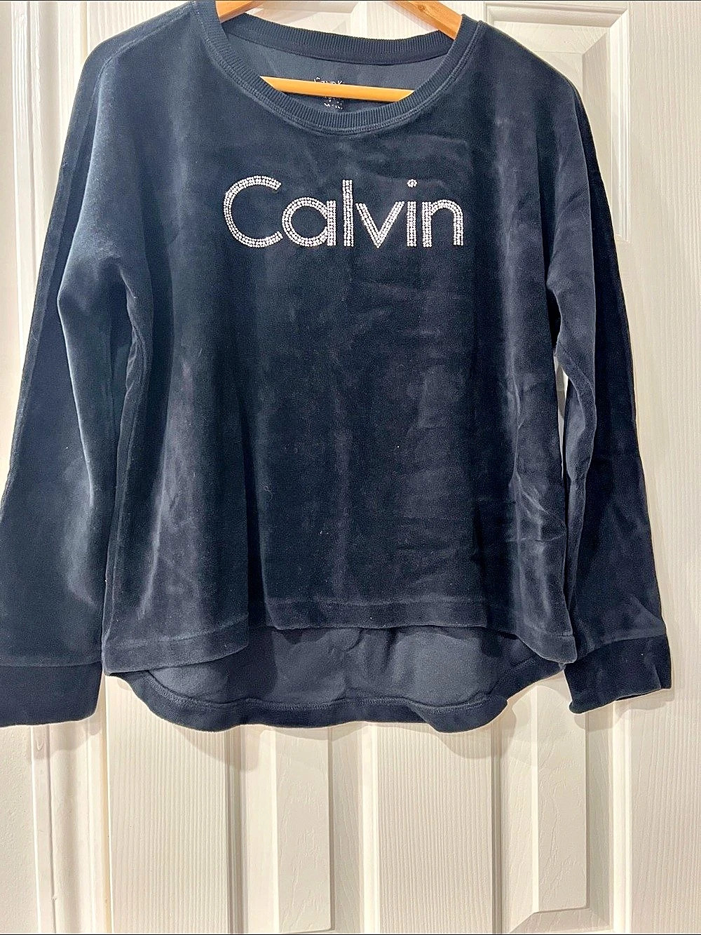 Calvin Klein Women's Black Logo Sweatshirt Like New